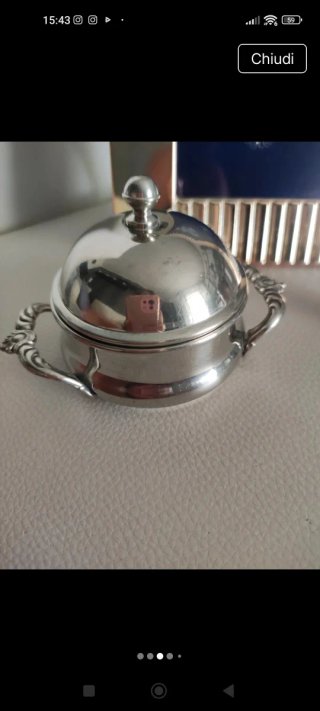 Set Oggettistica Placcato Argento