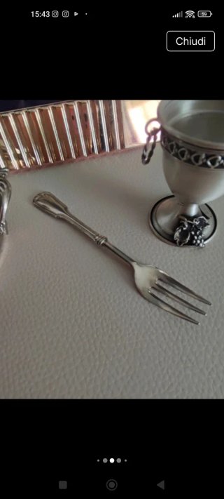Set Oggettistica Placcato Argento