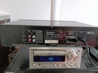 Equalizzatore Technics hi-fi stereo funzionante