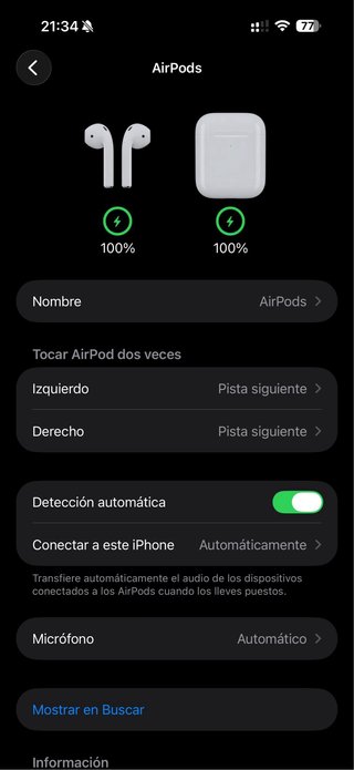 AirPods 2 originales + funda Elago AW6