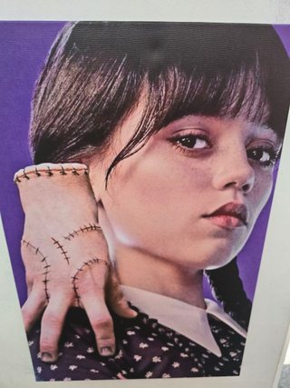 Tableu/Quadro Wednesday Addams 40X60CM Cuadro