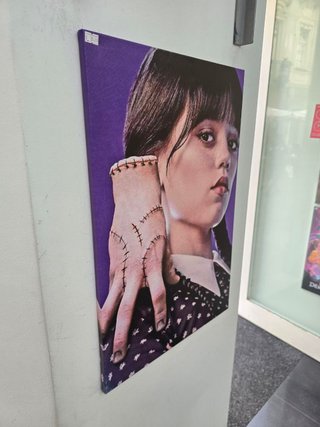 Tableu/Quadro Wednesday Addams 40X60CM Cuadro