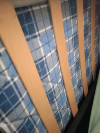Sofá Cama Rosa Tela y Madera