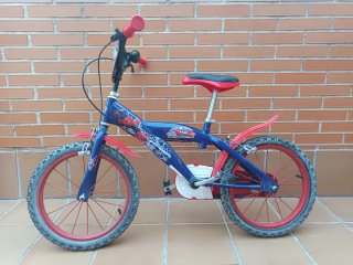 Bicicleta Infantil Spiderman 14 pulgadas