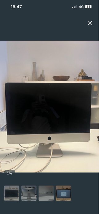 Imac Apple Plata y Negro