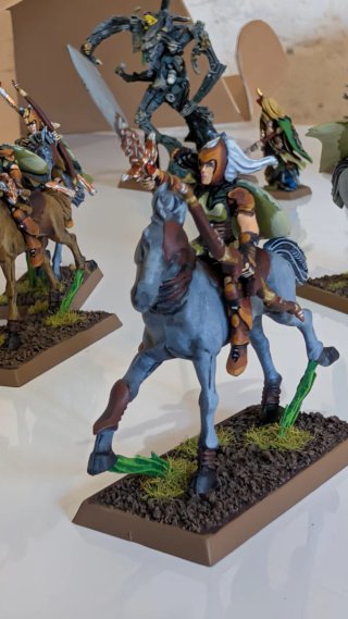 5 Jinetes Elfos Silvanos Warhammer