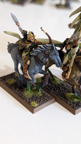 5 Jinetes Elfos Silvanos Warhammer