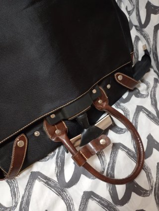 Maleta Viaje Montblanc Lujo Piel y Tela