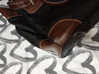 Maleta Viaje Montblanc Lujo Piel y Tela