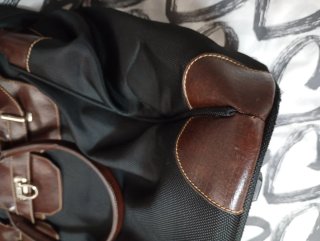 Maleta Viaje Montblanc Lujo Piel y Tela