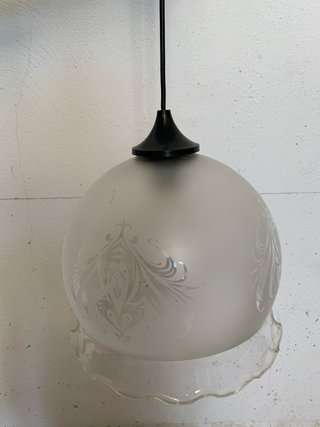Lámpara de techo colgante de cristal