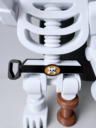 Scheletro Pirata 3D con Candela LED