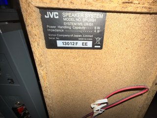 Mini Cadena JVC con mando