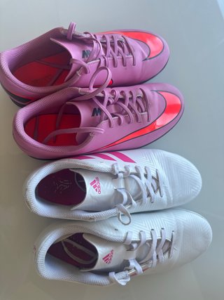 Pack Zapatillas niña Adidas Nemeziz y Nike Mercuri