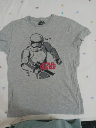 Camiseta Star Wars gris