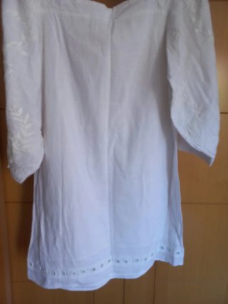 Vestido blanco ibicenco bordado