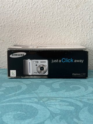 Cámara Samsung Digimax S500 Negra Y2K Nueva
