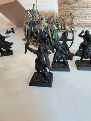 17 Arqueros Elfos Silvanos Warhammer