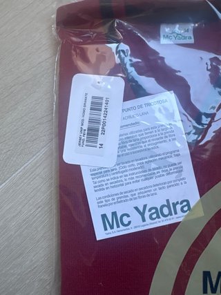Jersey Mc Yadra Talla 14