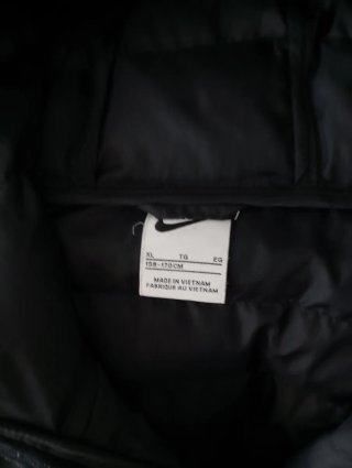 Plumífero Chaqueta Nike Negra Talla Junior XL