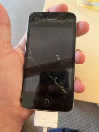 iPhone 4/4s Nero - Accensione - Per riparazione/ricambi