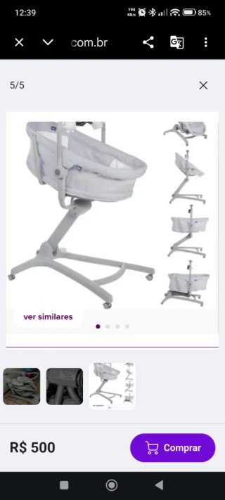 Chicco Baby Hug Pro 5 en 1 Cuna/Trona