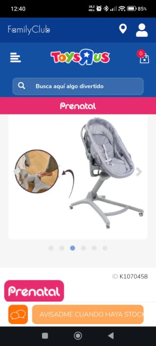 Chicco Baby Hug Pro 5 en 1 Cuna/Trona