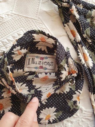 Bikini estampado flores y lunares