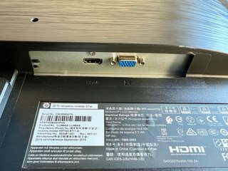 Monitor HP 27w 27” IPS Full HD - Muy buen estado