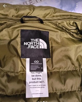 Piumino The North Face uomo verde oliva