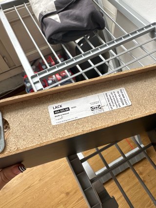 2 Estantes LACK Ikea Negro-Marrón 8€ las dos