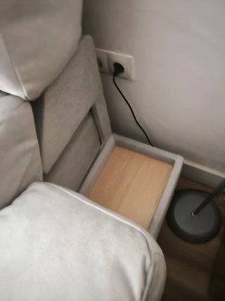 Sofá Chaiselongue Gris claro,microfibra antimancha