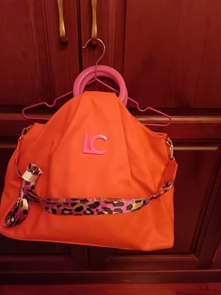 Bolso Lola Casademunt Rosa y Rojo