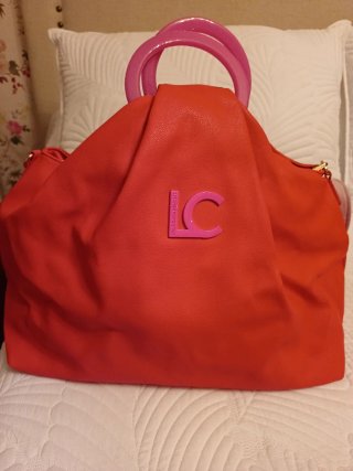 Bolso Lola Casademunt Rosa y Rojo
