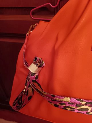 Bolso Lola Casademunt Rosa y Rojo