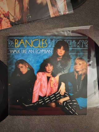 Bangles: lote 4 singles vinilo 7" 45 rpm