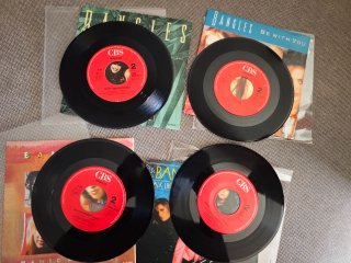 Bangles: lote 4 singles vinilo 7" 45 rpm