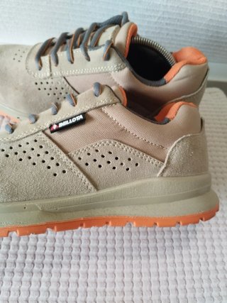 Zapatos de Seguridad Bellota Beige/Naranja