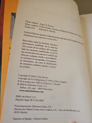 2x1 libro Ángeles y demonios