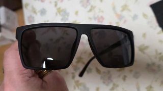 Gafas de Sol NRDZQ Polarizadas Clásicas Negras