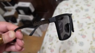 Gafas de Sol NRDZQ Polarizadas Clásicas Negras