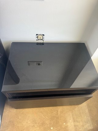 2 Mesitas Noche Ikea Malm + Cristal