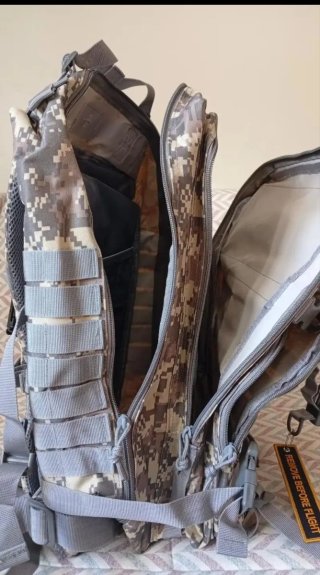 Mochila Táctica Militar 45L Camuflaje