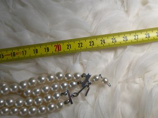 Collar vintage 2 hilos perlas sello JAPAN (Num. 3)