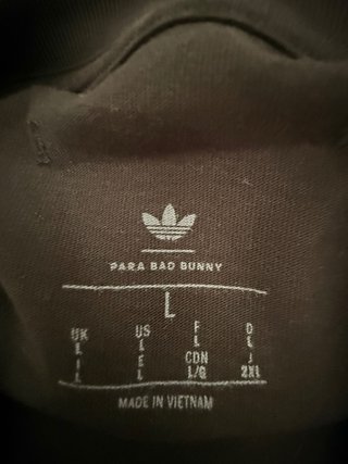 Camiseta Adidas Bad Bunny Negra