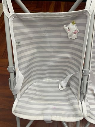 Carrito gemelar para muñecas