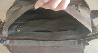 Bolso bandolera de cuero