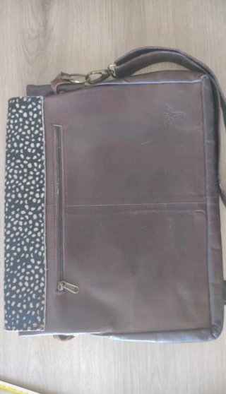 Bolso bandolera de cuero