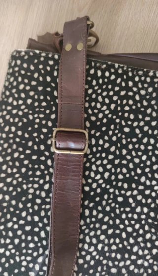Bolso bandolera de cuero