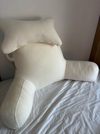 Almohada Lectura Espalda Beige